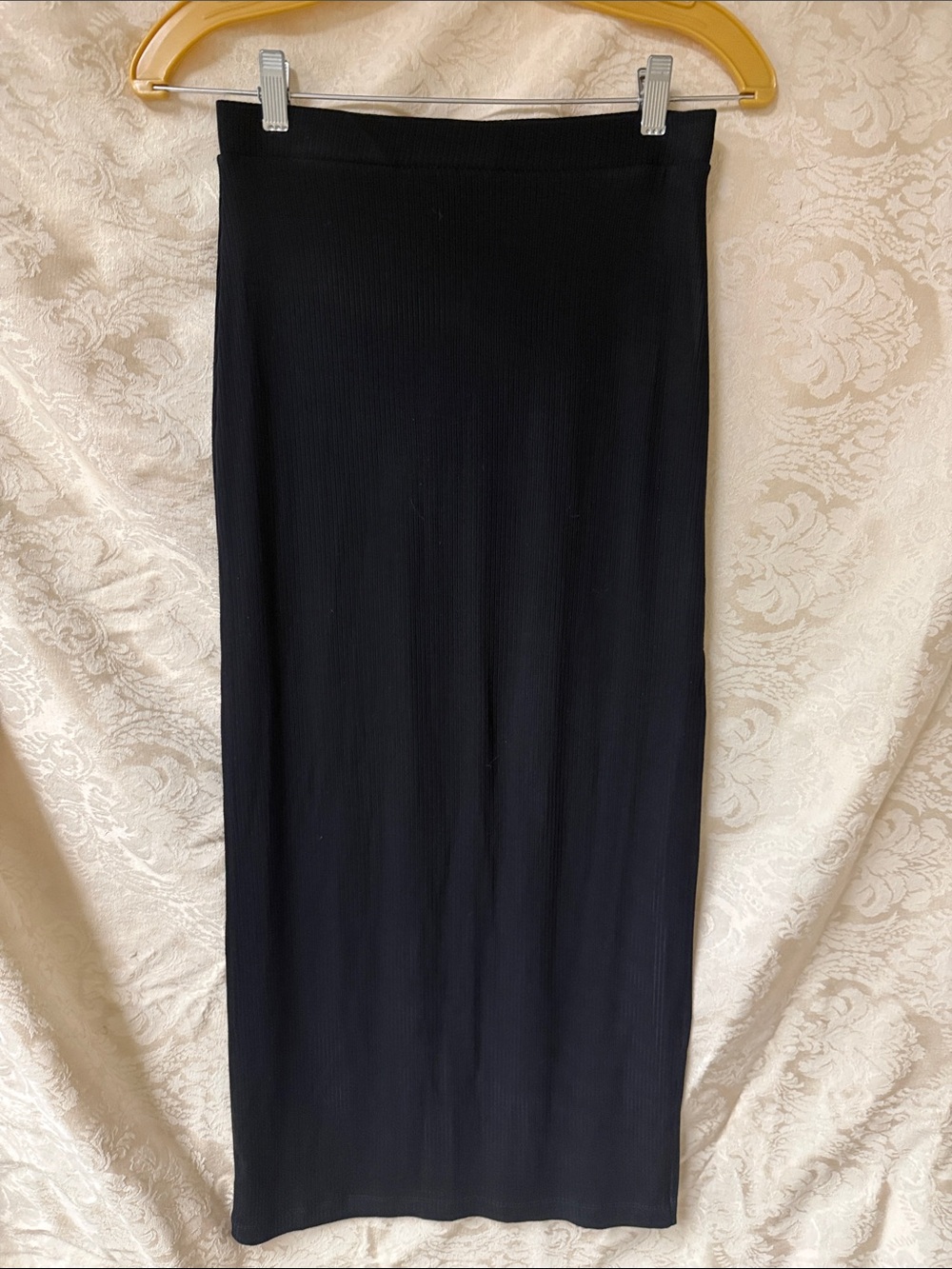 L•Space Black Skirt with side slit